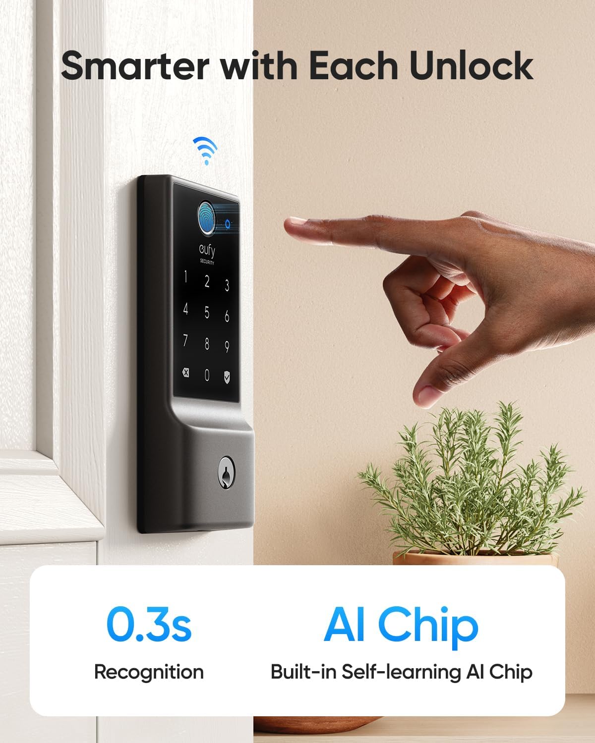 eufy Security Battery Video Doorbell C210 Kit with Smart Lock C220 - Home Security Bundle