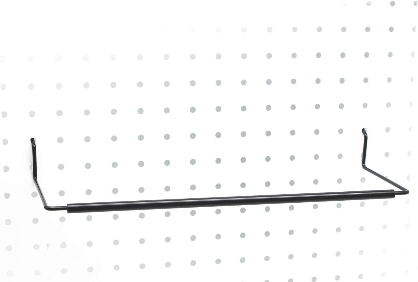 Extendable Paper Towel Holder for Pegboard - Set of 2 Black Hooks for Workshop, Garage, Kitchen, Laundry Room - Fits Standard Pegboards - Organization Accessory
