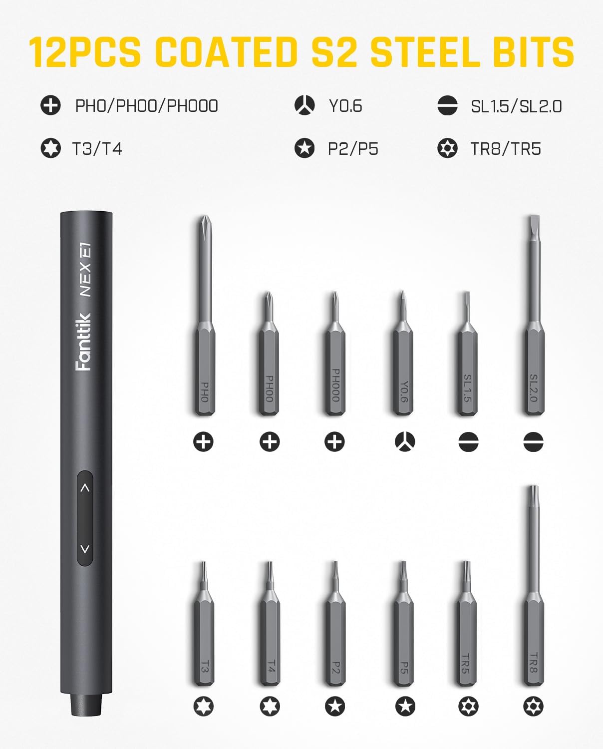 Fanttik E1 NEX Workstation and Mini Electric Screwdriver Kit for Precision Screwing Applications