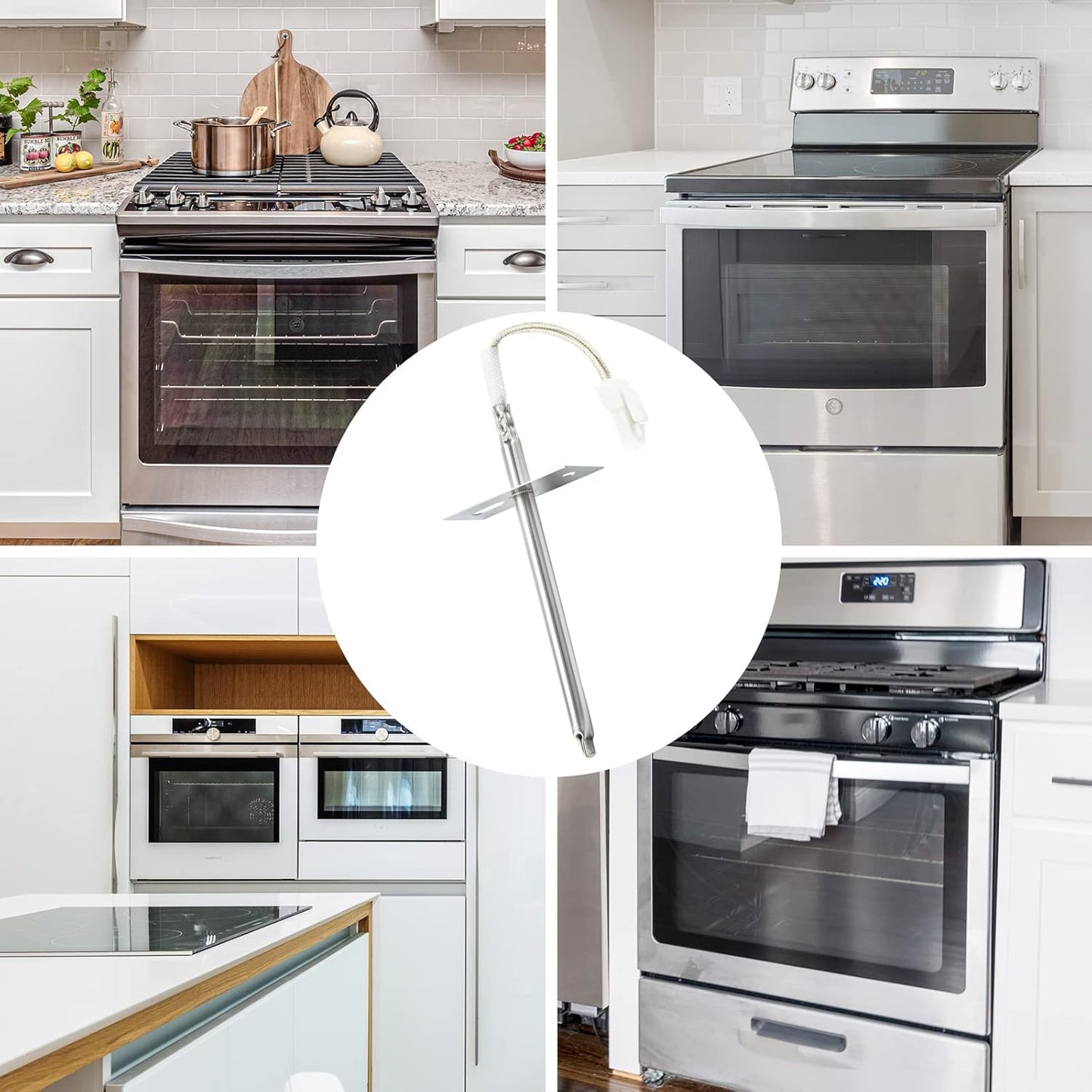 Funmit DG32-00002B Oven Temperature Sensor Thermistor - Compatible with Samsung & LG EBG61305805, DG32-00002A, 6322B62214A - High-Quality Replacement Parts