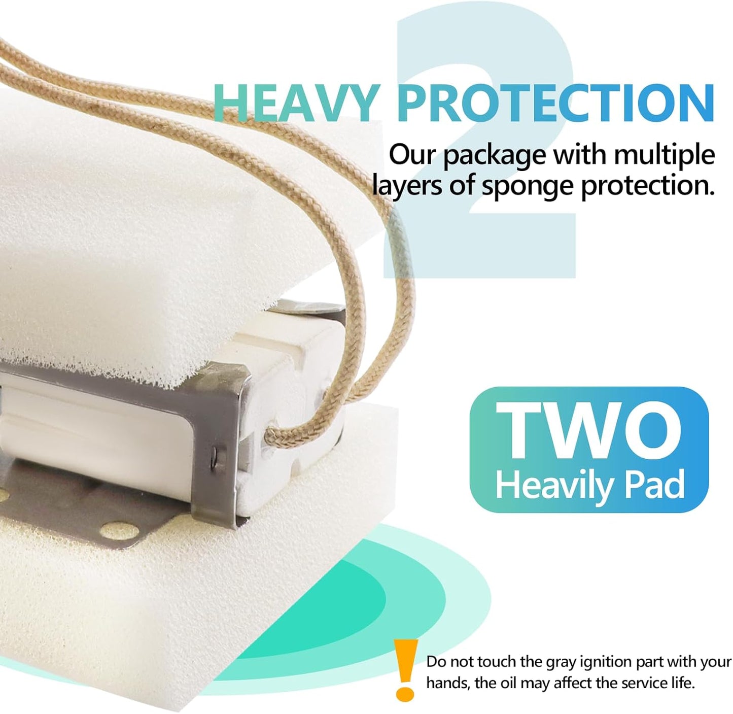 Gas Range Oven Igniter for Samsung NX58H5600SS Nx58h9500WS - Replacement for GE Whirlpool Hotpoint - DG94-00520A AP5577941 WB13K21 Norton 501a by BOGDA