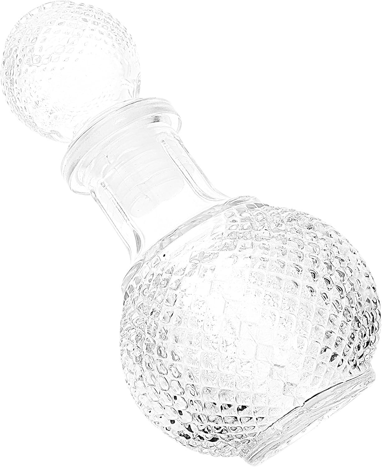 Glass Decanter Set with Stopper - 250ml Bottle Dispenser for Whiskey, Tequila, and Brandy - Tofficu Whiskey Decanter