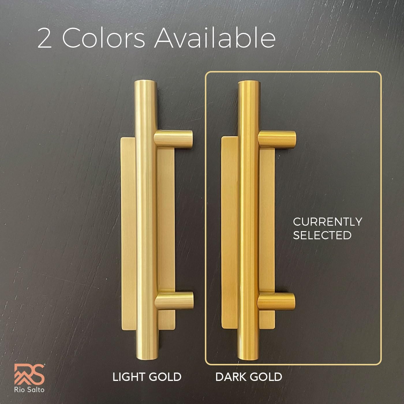 Gold 12-Inch Barn Door Handle Kit - Solid Aluminum Brass Finish - Large Sliding Door Handles - Closet Hardware - Flush Pull Handle - 1-Pack