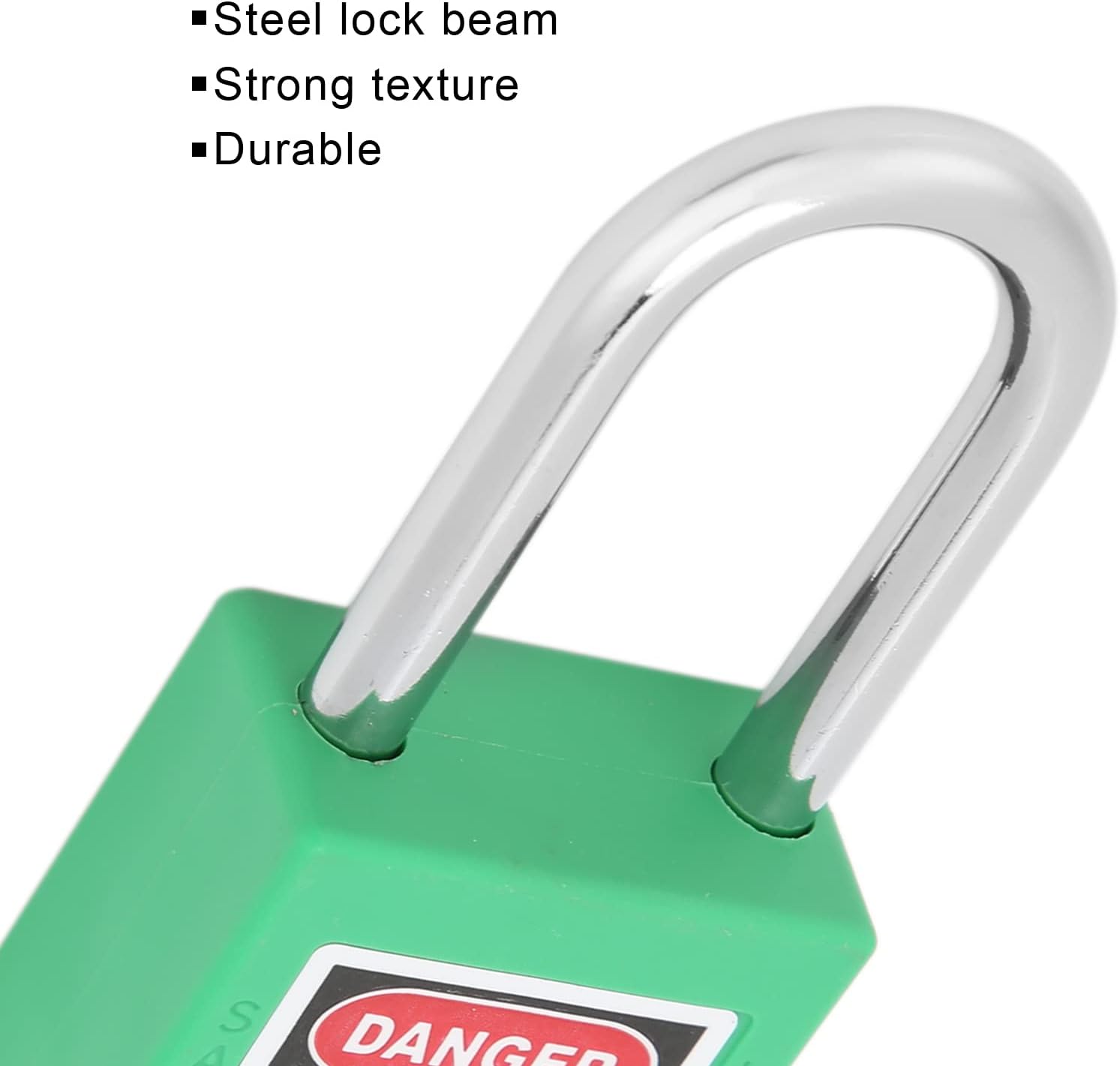 Green 38mm Safety Padlock for Lockout Tagout in Chemical, Electric Power, and Nuclear Energy Industries - Tomotato Insulating Industrial Locks