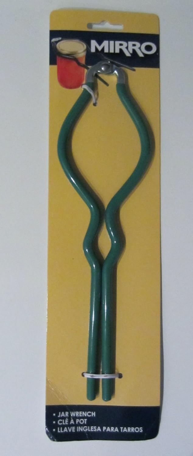 Green Mirro 9636000A Canning Jar Opener with Cushion-Coated Plated Steel