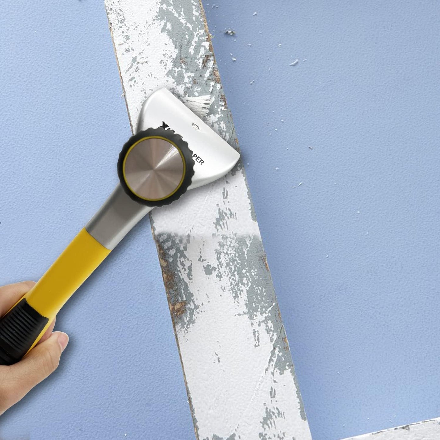 Heavy Duty 2-3/8" Carbide Scraper for Paint Removal, Painter Tool with Extra Blade (60x 12 x 1.5mm)