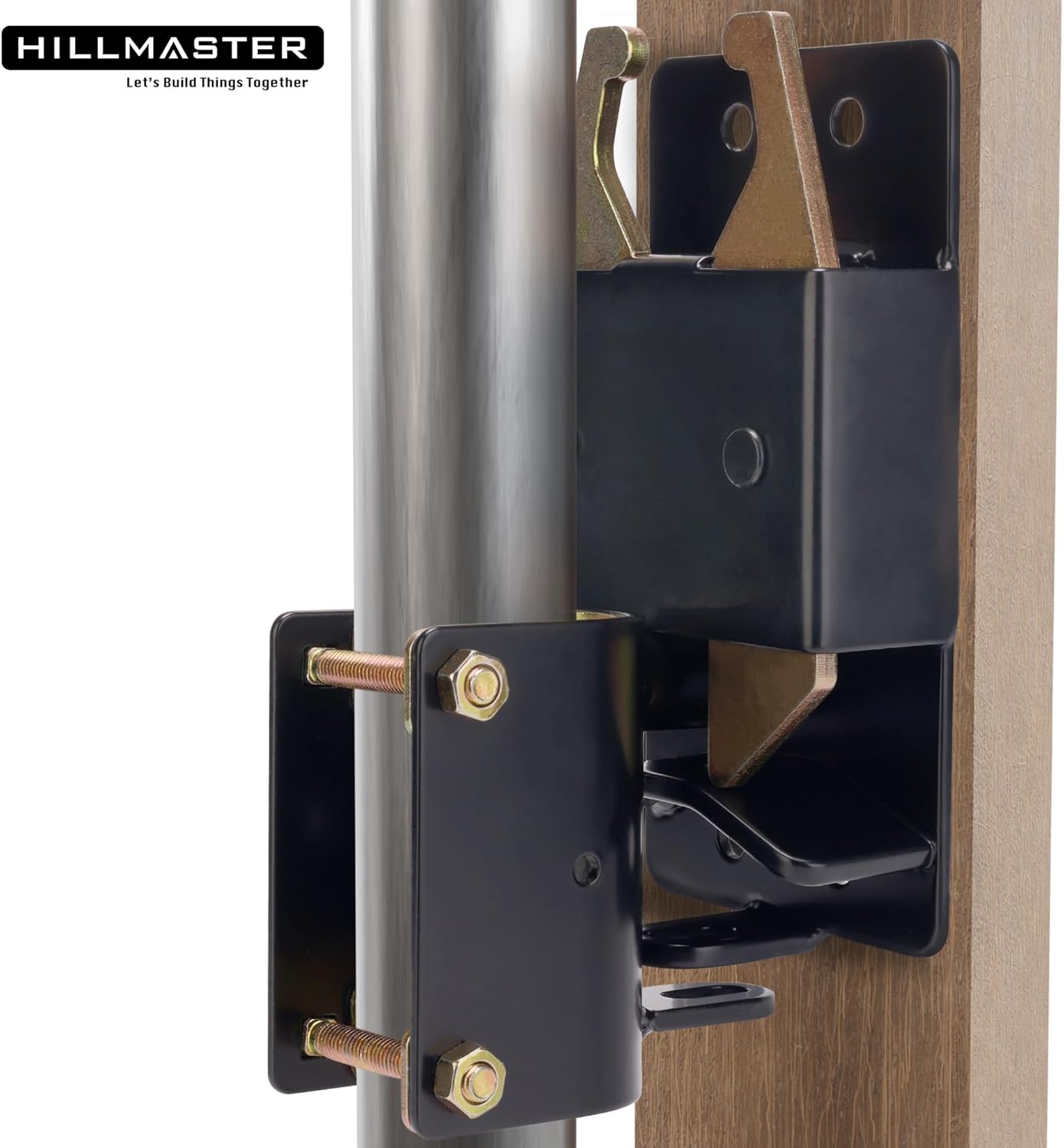 Heavy Duty 2 Way Farm Gate Latch - Set of 2, Fence Gate Latch for Metal Gates with Screws and Instructions - Ideal for Livestock, Cattle, Horse Corrals, and Ranches - WildKart