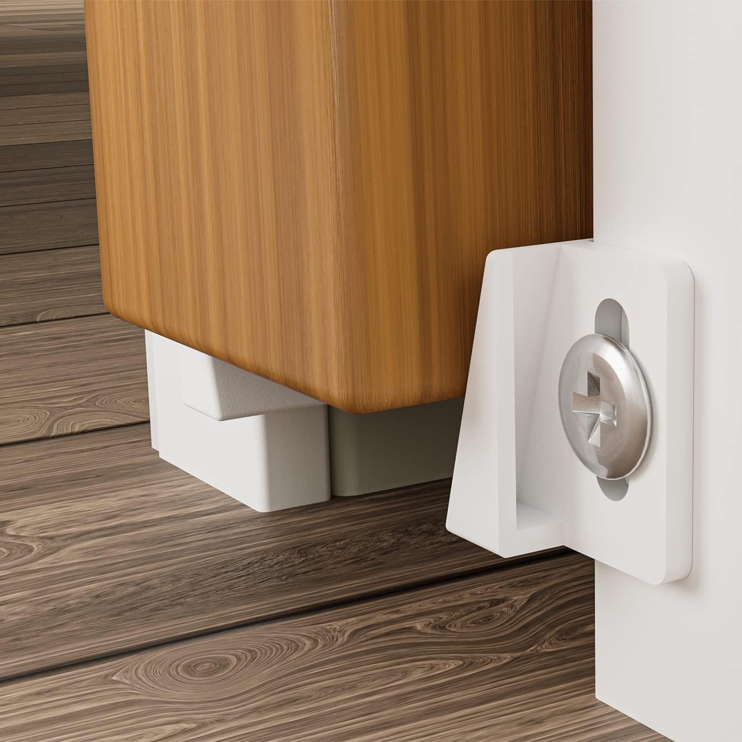 Heavy Duty Soft Close Pocket Door Frame Kit & Sliding Track Set for 24-36 X 96" Closet Doors - Villar Home Designs