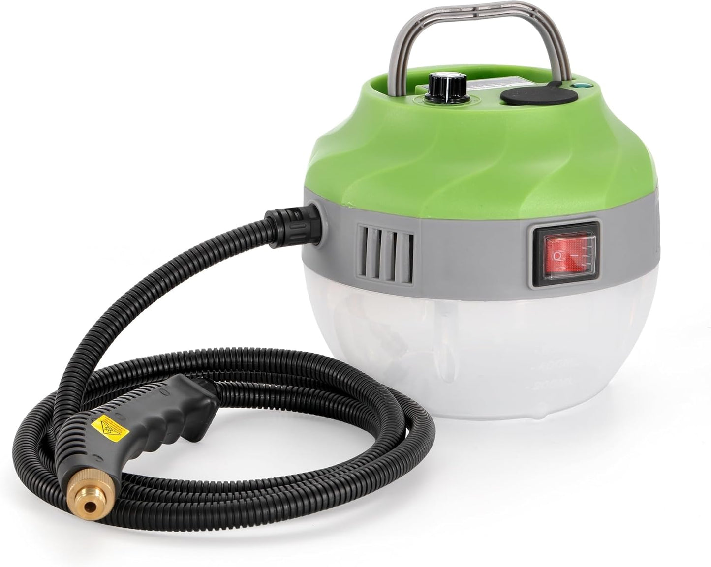 High Pressure Handheld Steamer for Cleaning - Portable Electric Steam Cleaner for Car Detailing, Home, Kitchen, Floors - WICHEMI (1800W, Green)