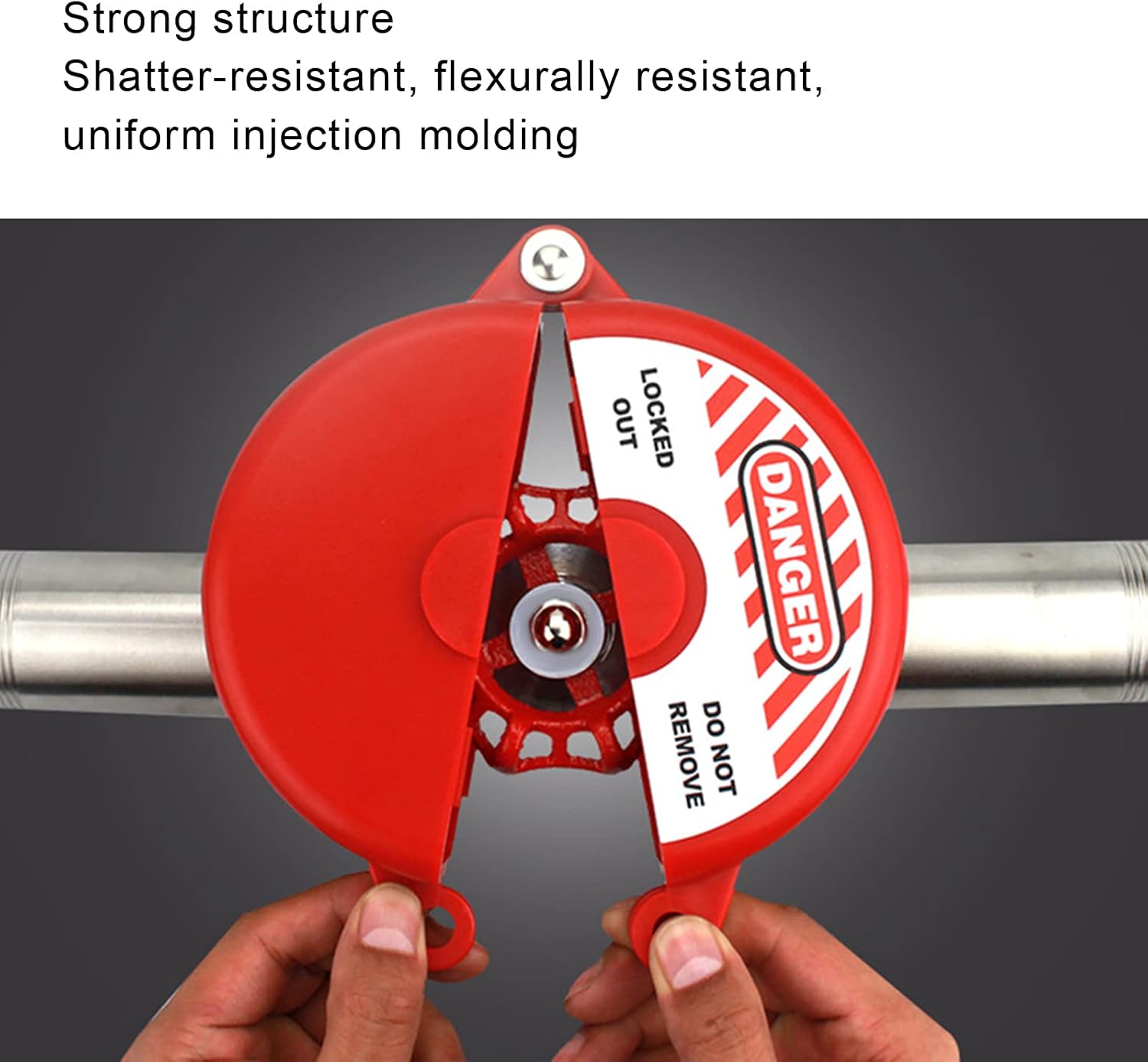 Home Valve Lockout Safety Padlock for Liquefied Gas, Water Meter, Floor Heating, Drain Switch Kit by Dioche