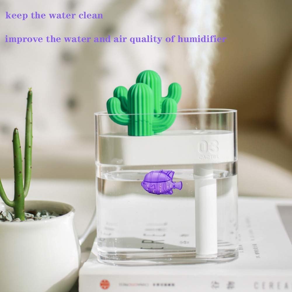 Humidifier Tank Cleaning Cartridge 2 Pack - Universal Water Treatment for Odor Protection - Compatible with Most Humidifiers and Fish Tanks