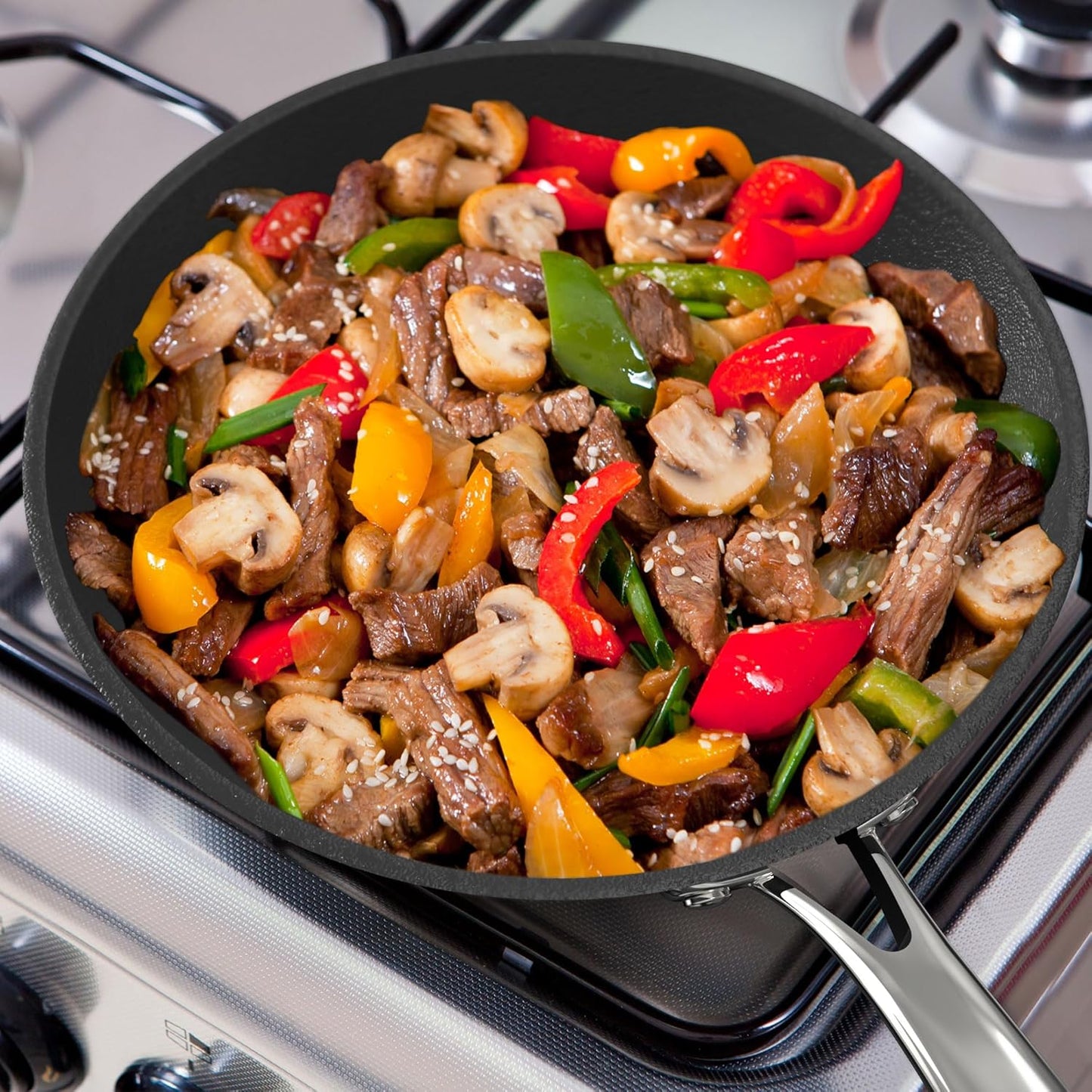 imarku 8 Inch Non Stick Frying Pan - Nonstick Skillet with Stainless Steel Handle, Dishwasher Safe, PFAS & PFOA Free, Easy to Clean - Ideal Gifts