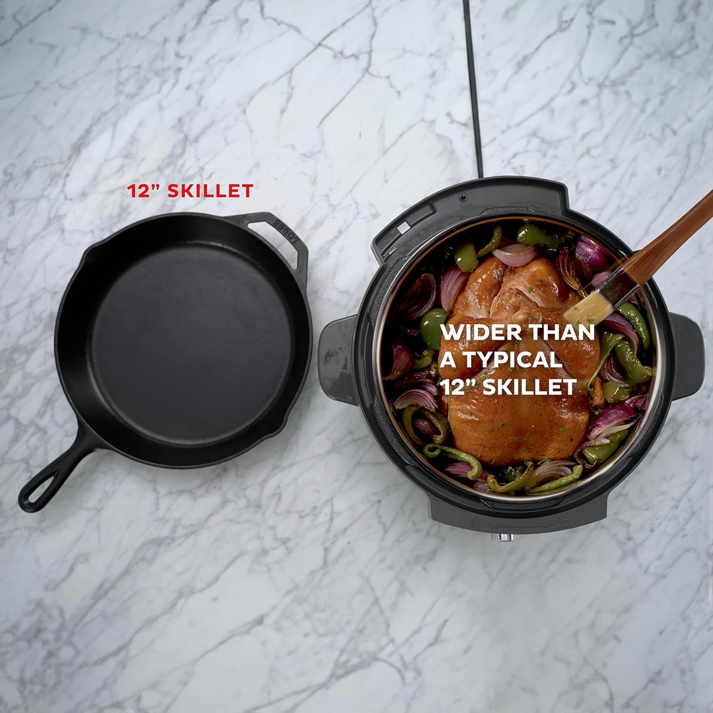 Instant Pot Vortex Plus 6QT ClearCook Air Fryer, 6 Functions, Custom Programs, Clear Windows, Black