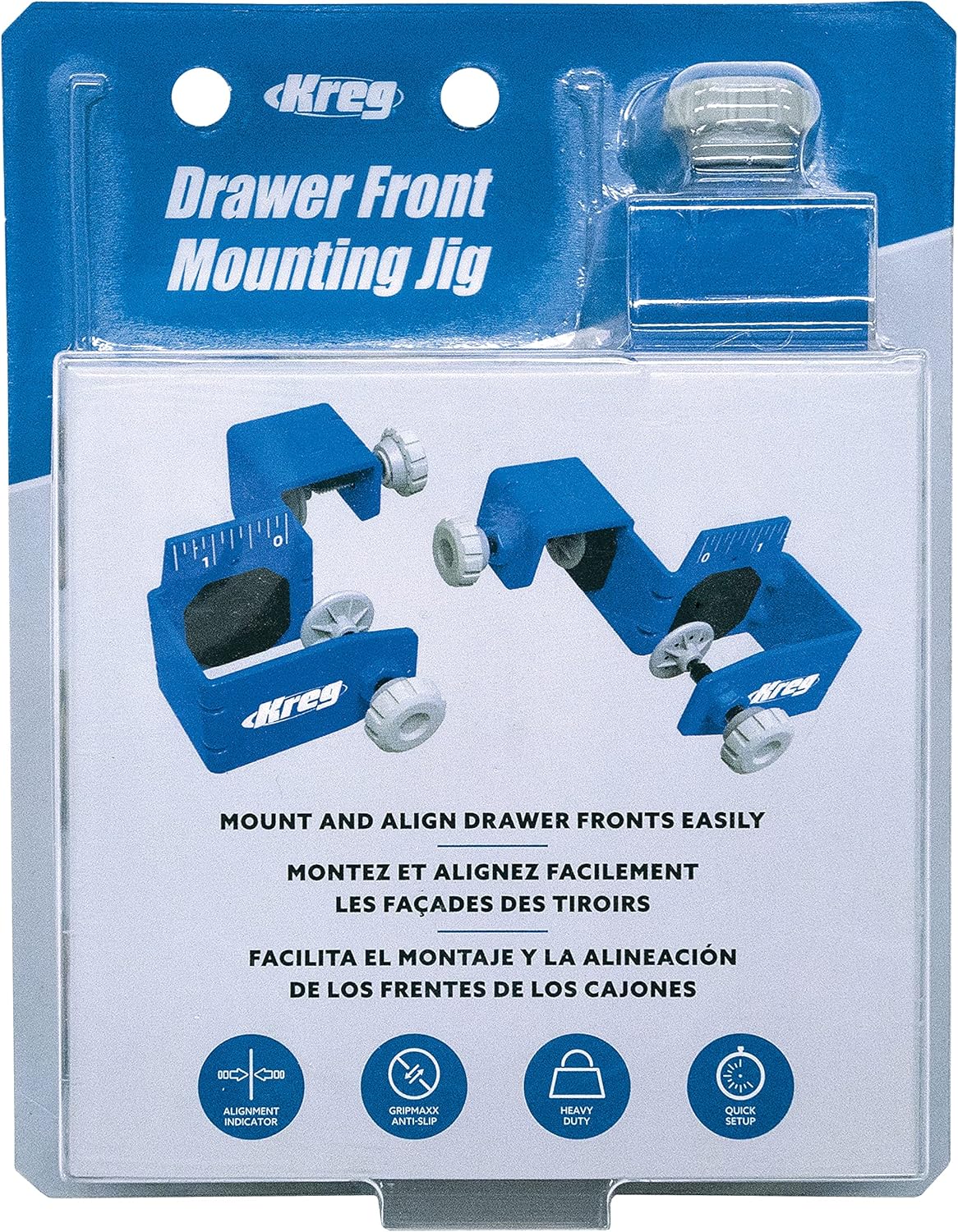 Kreg Drawer Front Mounting Tool KCS-DFMT - Easy Installation for Cabinet Drawers