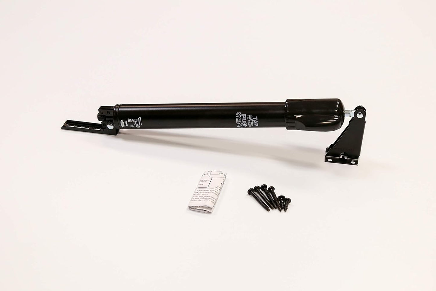 LARSON Certified Storm Door Closer Hold-Open Kit - Black, Hands-Free Access Solution