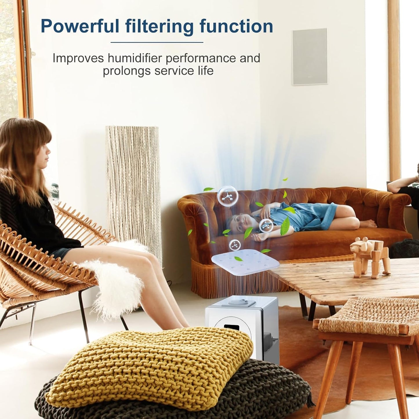 LEVOIT LV600HH Humidifier Filter Pads - Pack of 16 Mineral Absorption Pads for PANDEELS LV600S Humidifiers