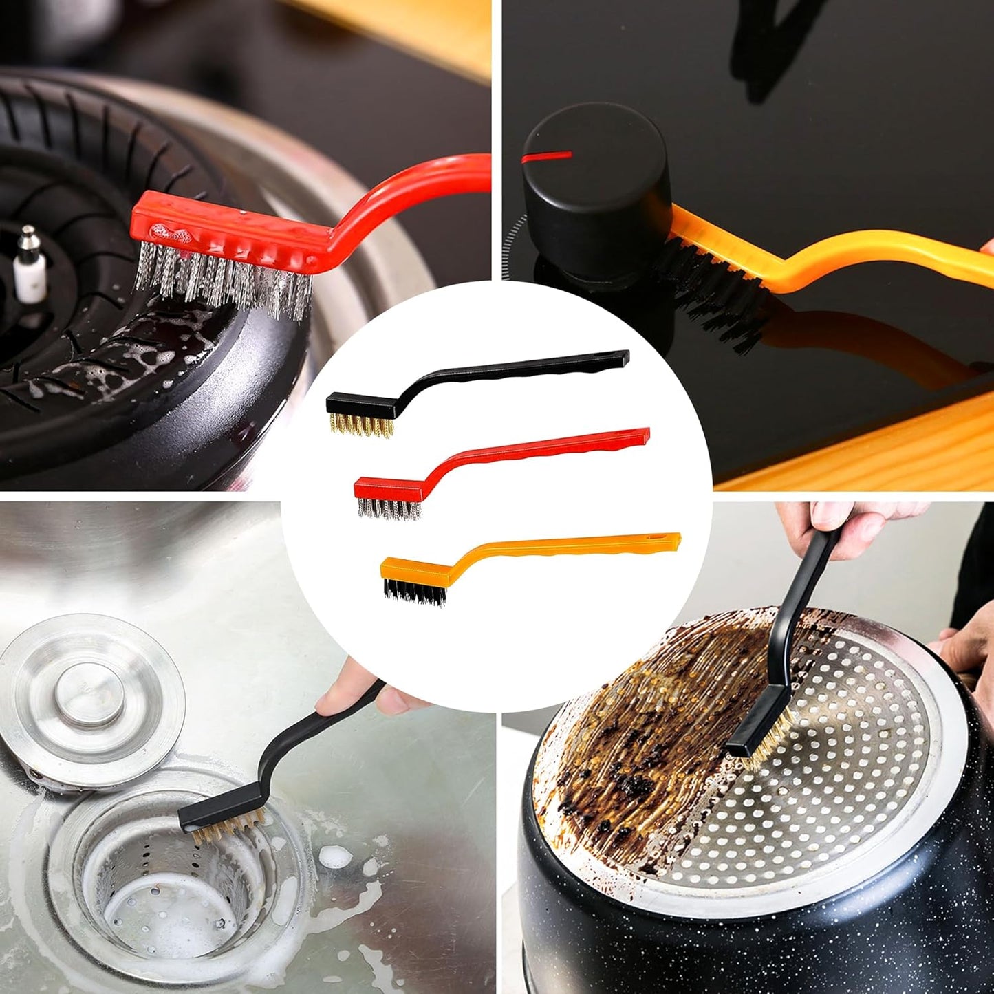 LG Gas Range Stove Cover Set - Upgraded 0.4MM Thickness, Reusable Burner Protectors for LGLDG4315, LRG4113, LDG4313, and More