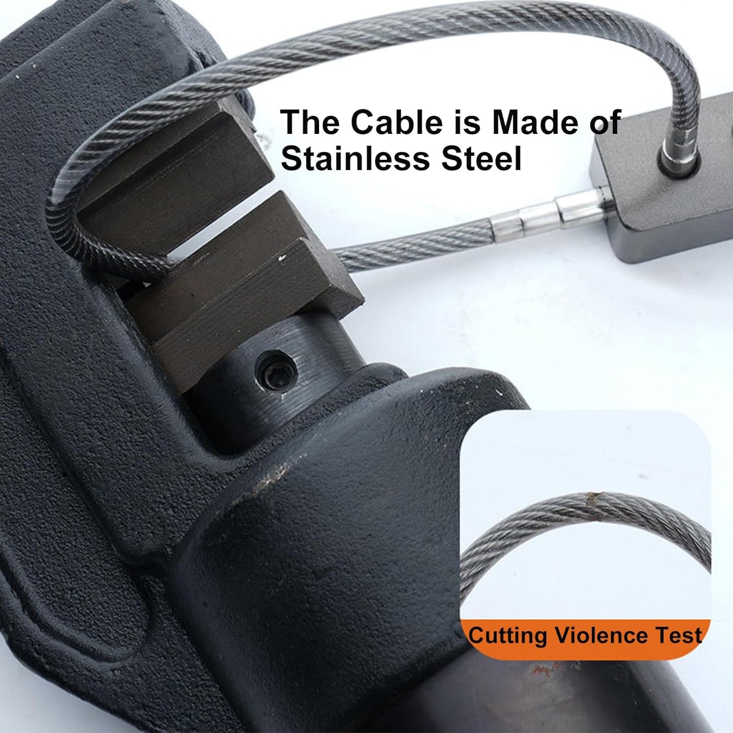 Li-TianFeng Steel Cable Locks with 4-Digit Combination for Bikes, Lockers, File Cabinets - Set of 3 Cables for Maximum Security