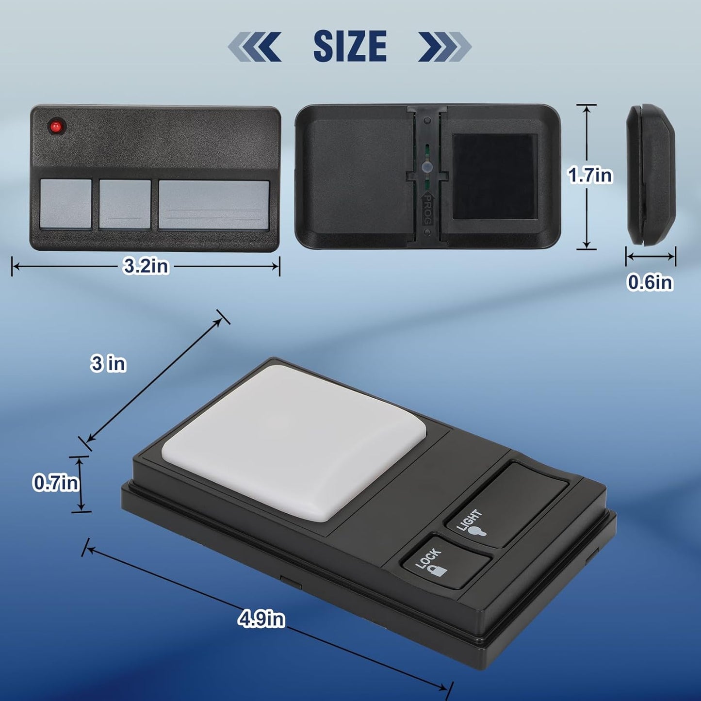 Liftmaster Garage Door Opener Remote Wall Keypad Control Panel for 78LM, 373LM - Compatible with 139.53680, 139.53753, 139.53681, 139.53879