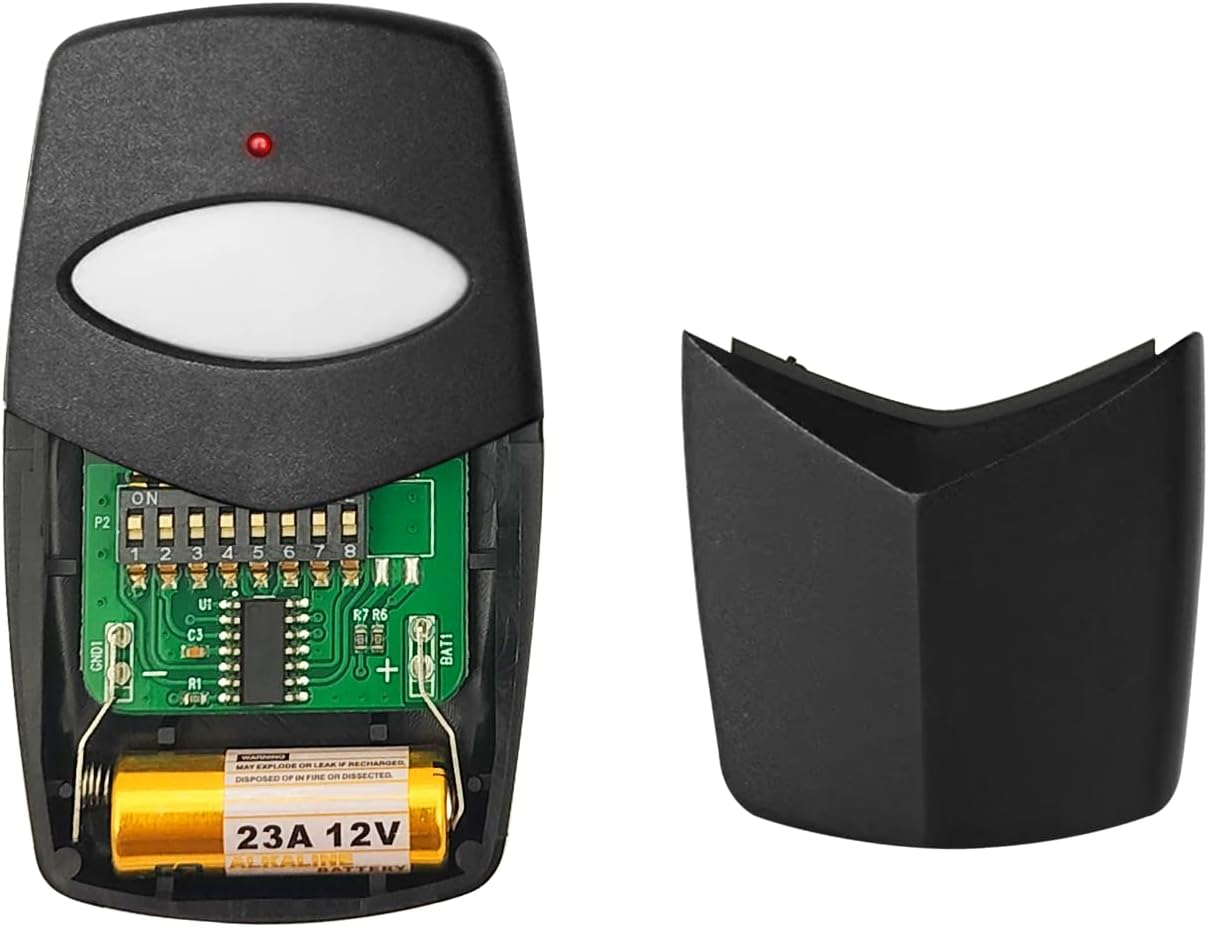Linear Delta 3 Garage Door Remote DTC Upgrade Kit - 2 Pack, 8 Dip Switch 310MHZ - Compatible with DT DTA DTD DT2D DT4A DNT00002A DNT00017A