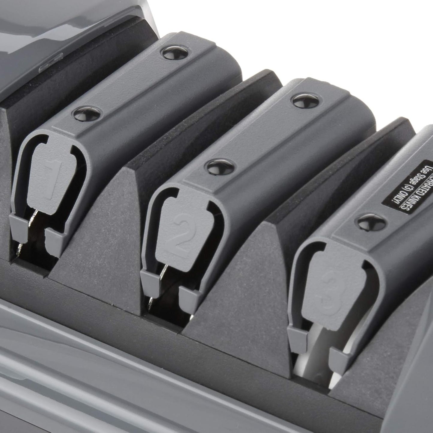 Mercer Culinary Electric Knife Sharpener with Triple Diamond 3-Stage Sharpening System