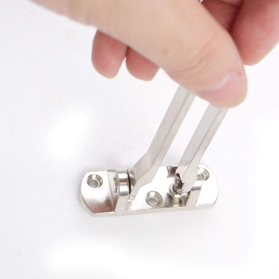 Metal Door Guard Clasp Security Padlock Buckle Latch Lock for Household and Hotel Rooms by uxcell