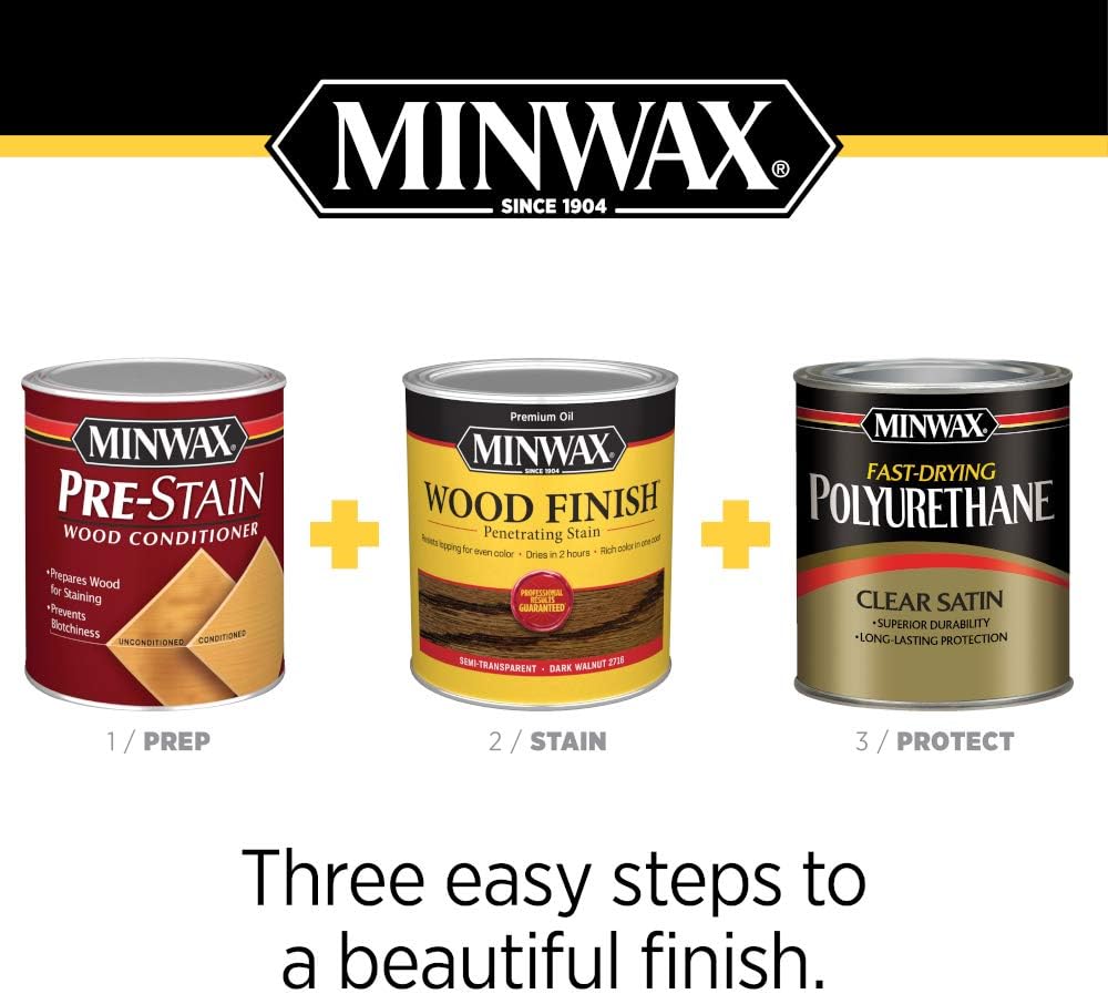 Minwax 71010 Fruitwood Wood Finish Penetrating Oil-Based Wood Stain - 1 Gallon Size