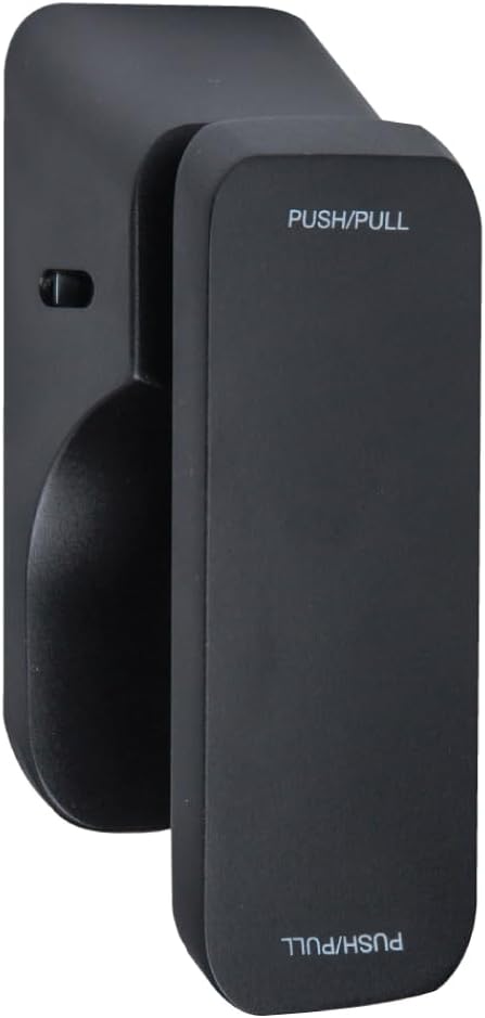 Modern Push Pull Door Handle Lock - Interior Door Lever with Knob for Secure Entry