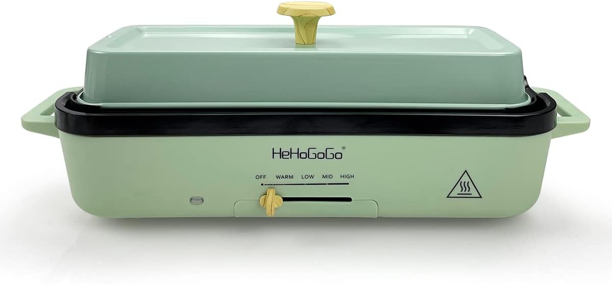 Multifunctional Electric Griddle Skillet with Interchangeable Pans for Takoyaki, Cake Pops, and More