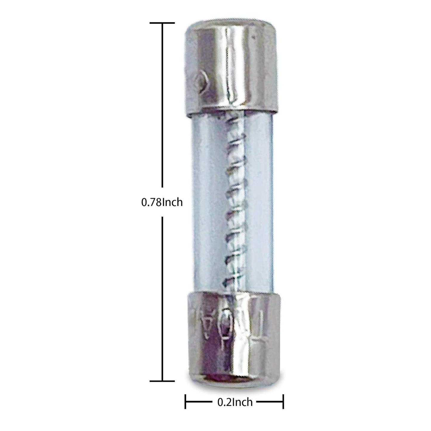 Pack of 10 ACME Slow Blow Glass Fuses 2A 250V 5x20mm for Power Supply, Microwave, Auto Accessories - Time-delay Replacement Circuit Breakers