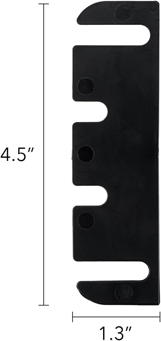 Pack of 10 KS Hardware Door Hinge Shims, 0.040 Inch Thickness, 4.5 Inch Size