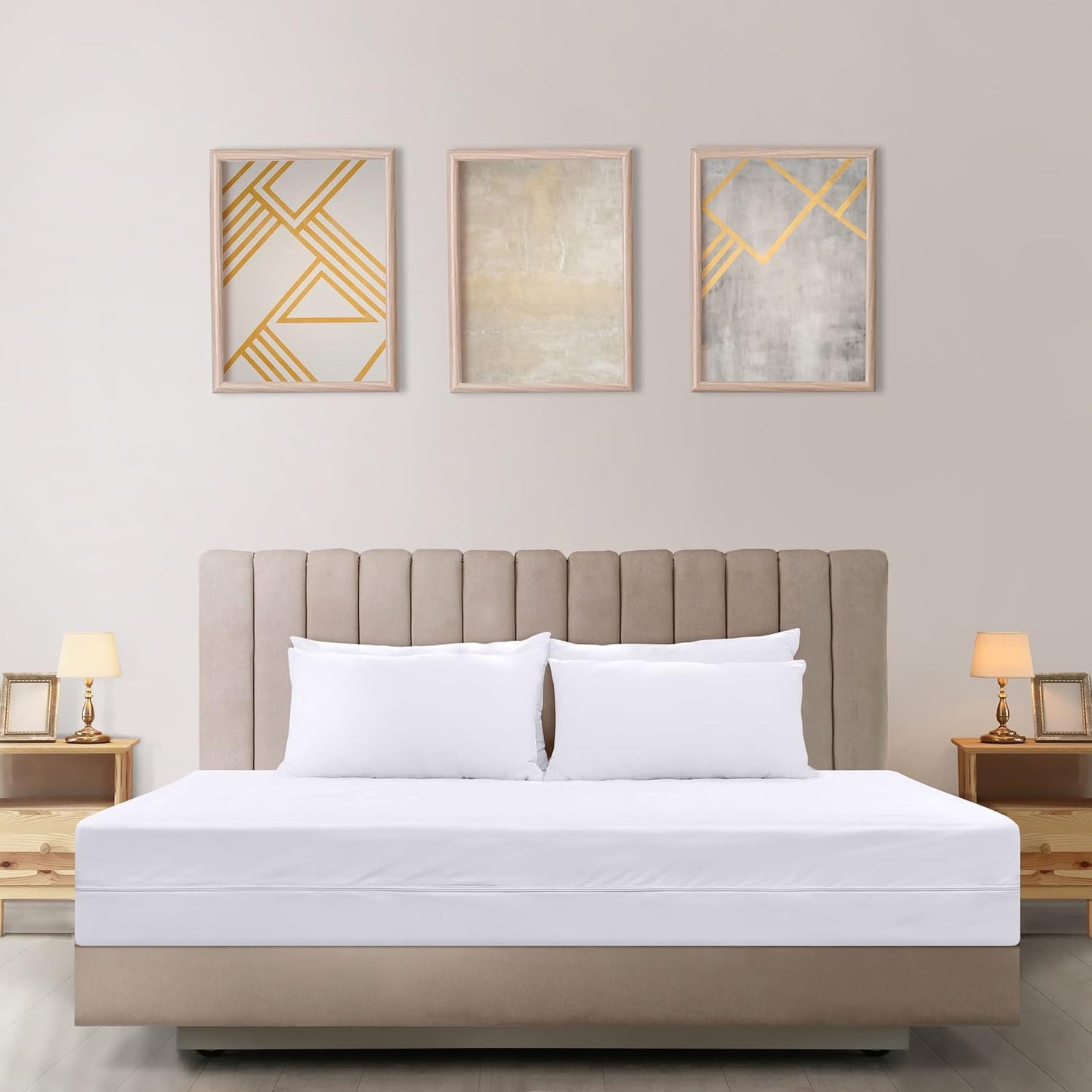 Pack of 10 Utopia Bedding Zippered Queen Mattress Encasements - 100% Waterproof, Bed Bug & Dust Mite Proof, Six-Sided Cover