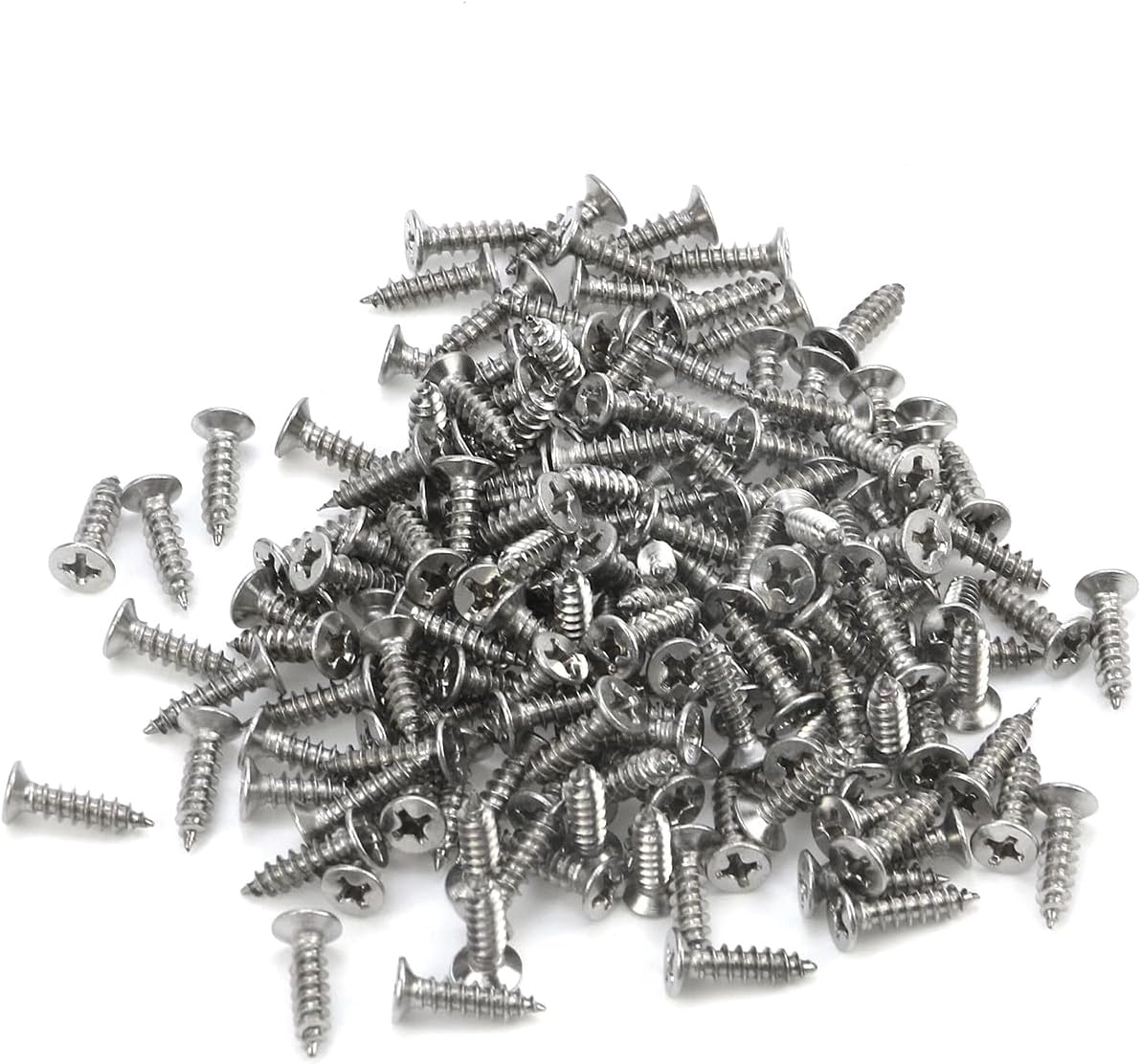 Pack of 12 McRedy Swing Door Hinges in Silver Stainless Steel - 3 Inch Size