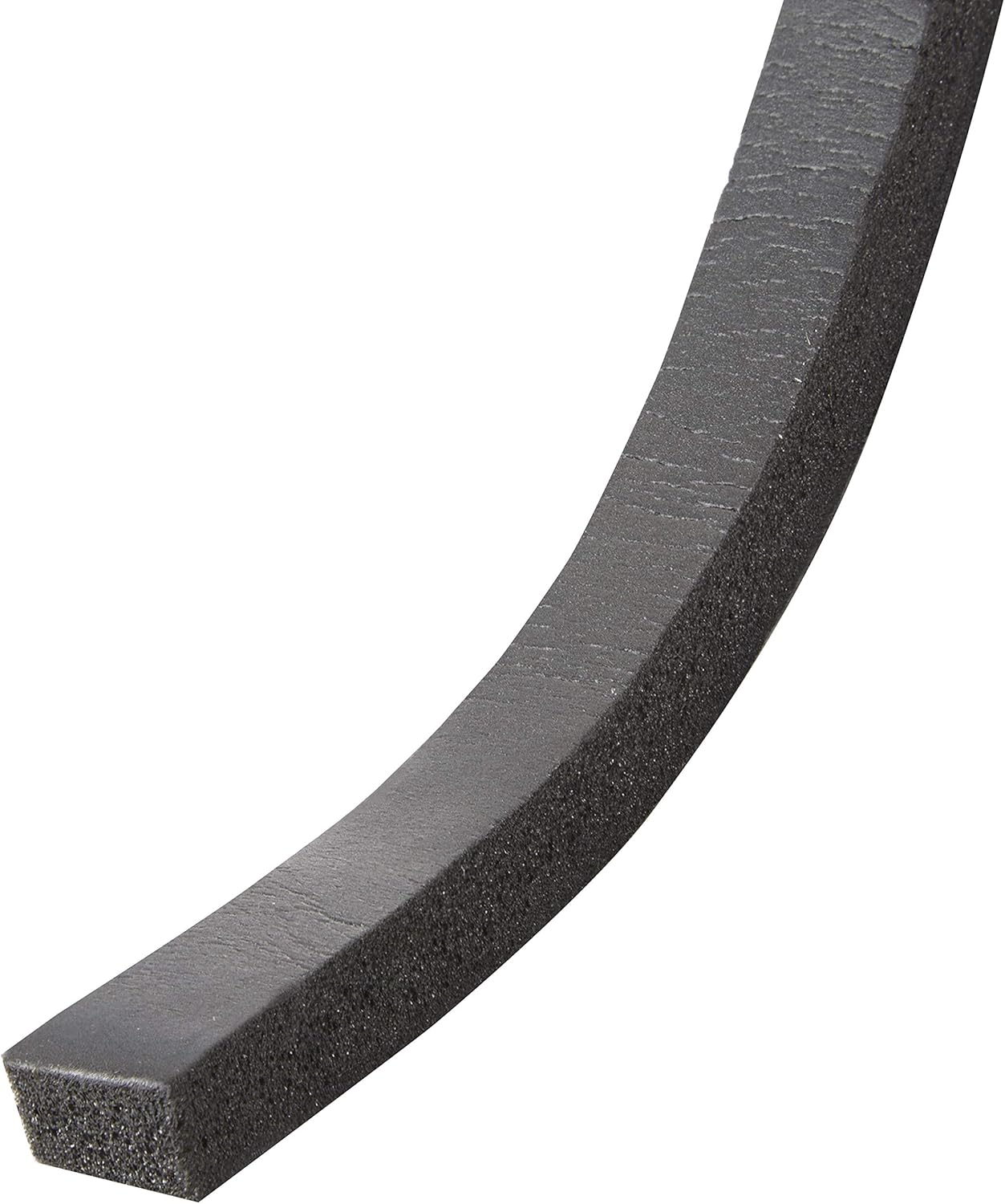 Pack of 2 Frost King P Self-Stick Rubber Foam Weatherseal Strips - 1" W, 5/16" T, 10 ft L - Black Color