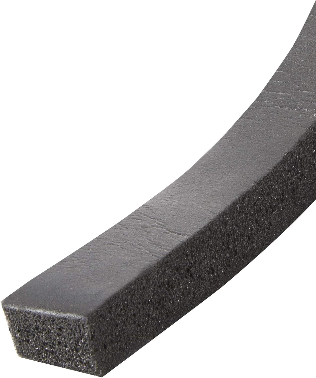 Pack of 2 Frost King P Self-Stick Rubber Foam Weatherseal Strips - 1" W, 5/16" T, 10 ft L - Black Color