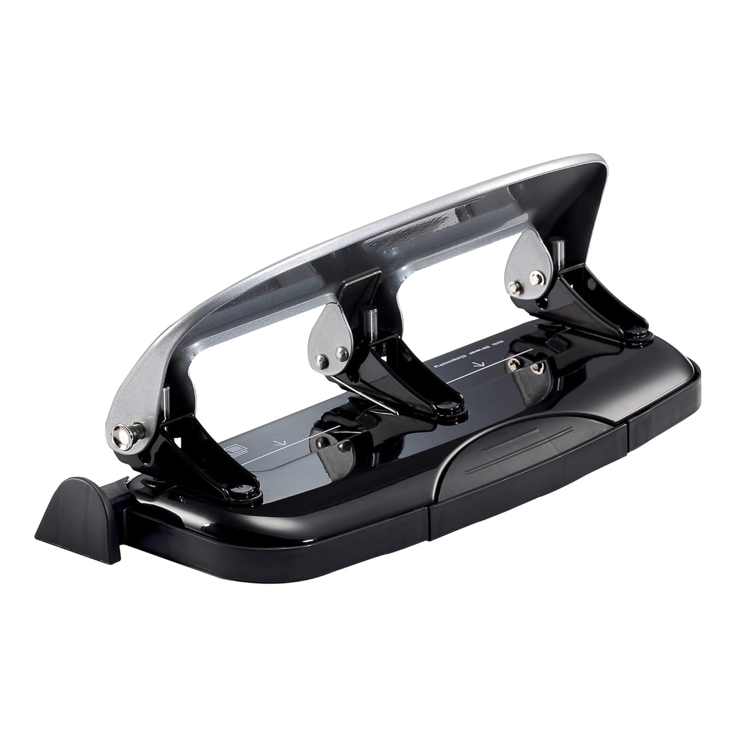PaperPro Bostitch Office EZ Squeeze 3-Hole Punch - 20 Sheet Capacity, Easy Punching, Jam-Free Technology - Silver
