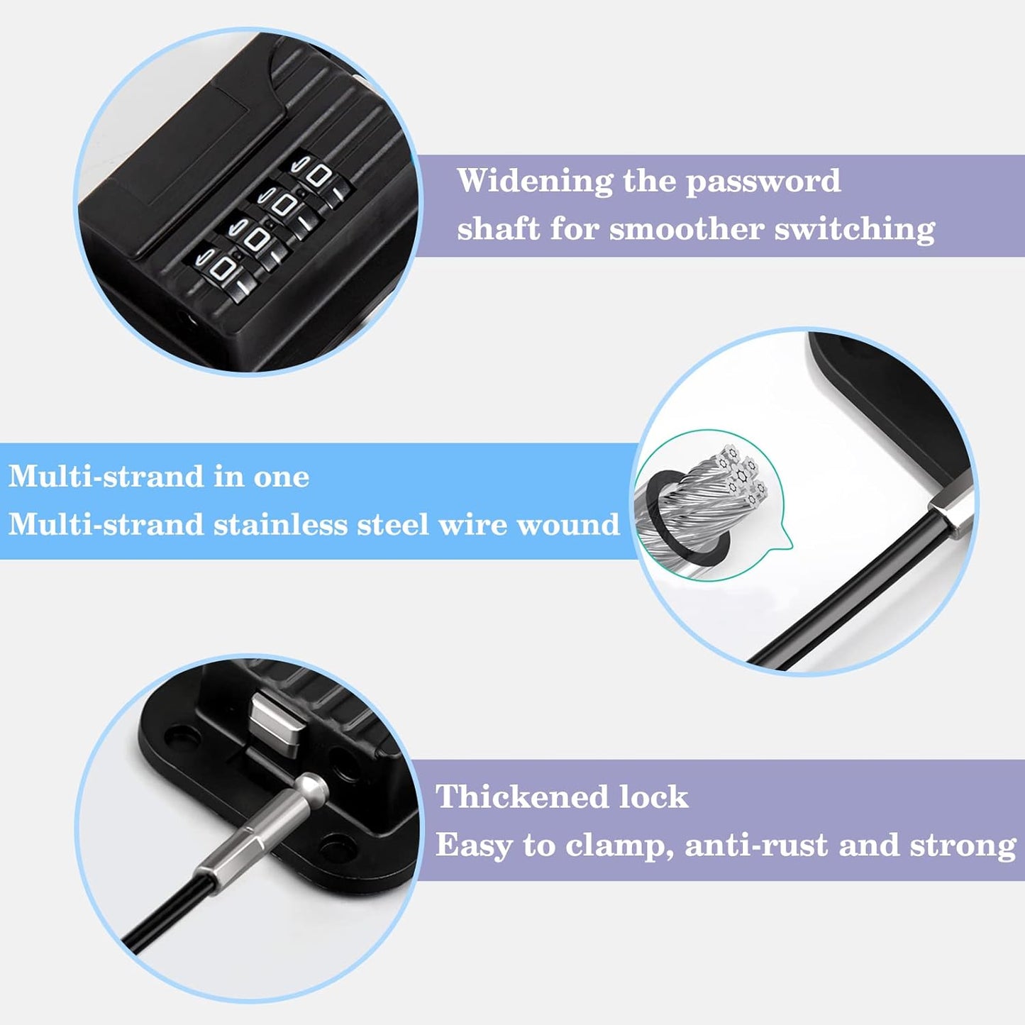 Password Protected Refrigerator Fridge Freezer Door Lock - Childproof Lock for Kitchen Appliances, Cabinets, Drawers, Closets, Windows, Doors - No Tools or Drilling Required (Patented)