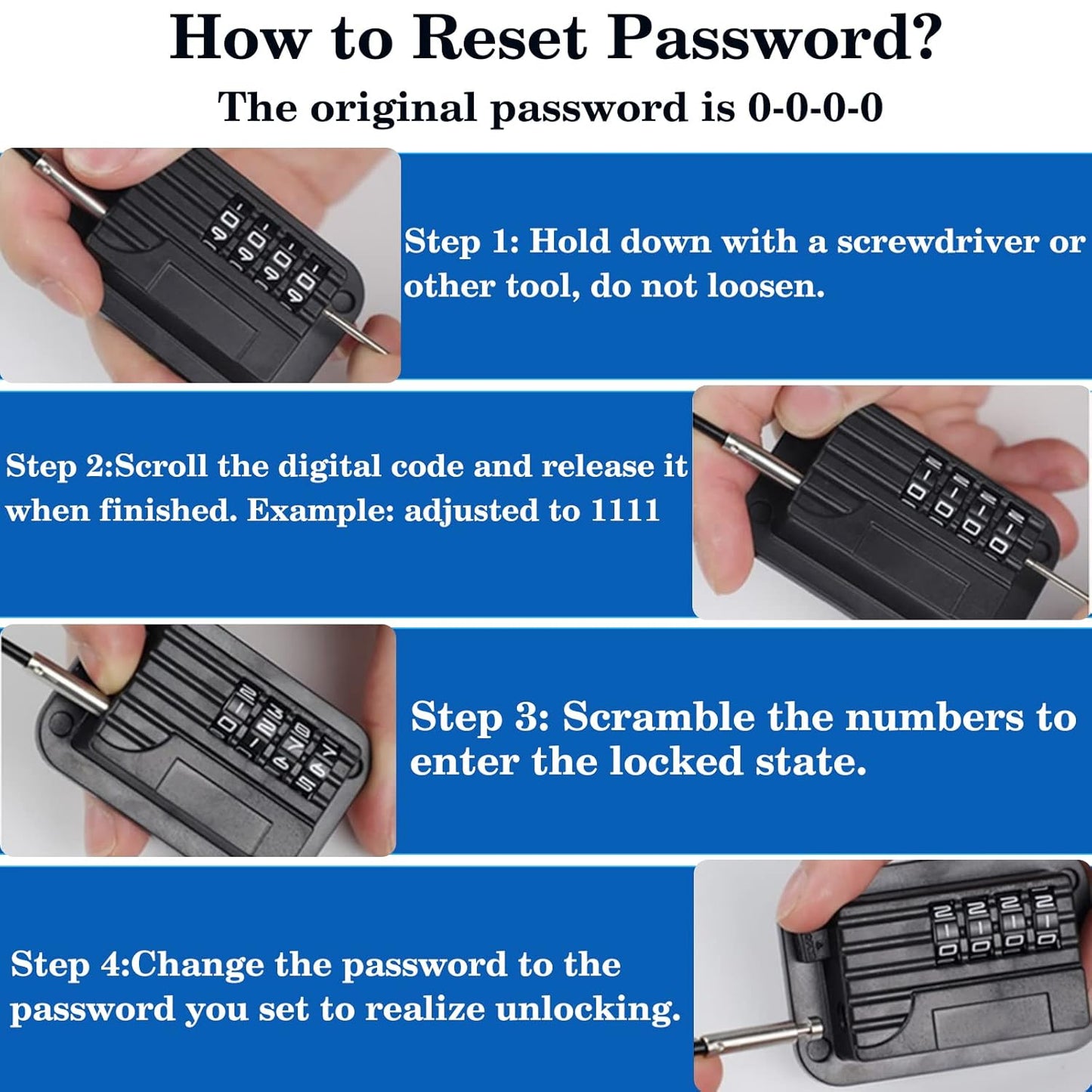 Password Protected Refrigerator Fridge Freezer Door Lock - Childproof Lock for Kitchen Appliances, Cabinets, Drawers, Closets, Windows, Doors - No Tools or Drilling Required (Patented)