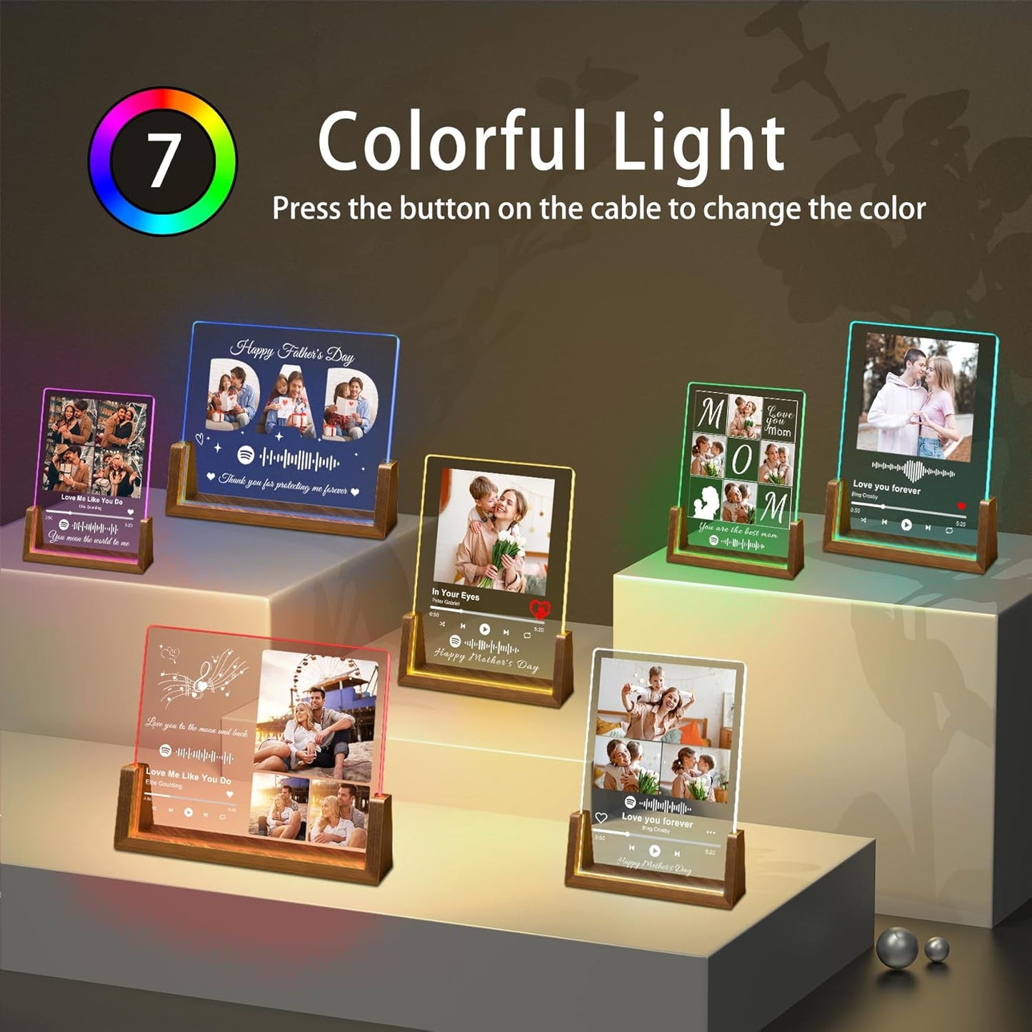 Personalized Spotify Plaque Gift for Mom | Custom Birthday Present for Her - Best Mom Ever!