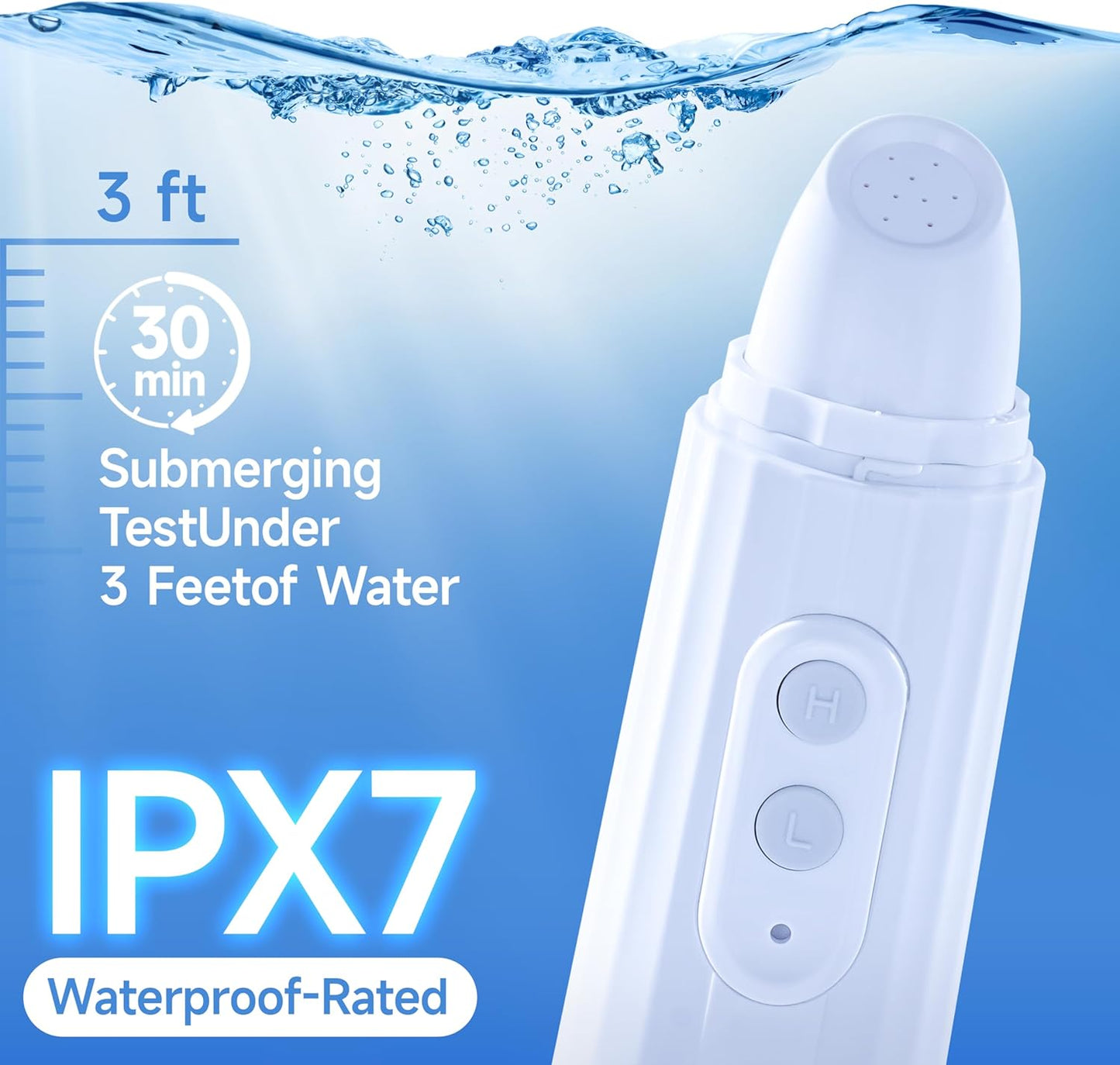 Portable Bidet for Travel - Rechargeable Electric 550ML VFD Bidet, High Pressure