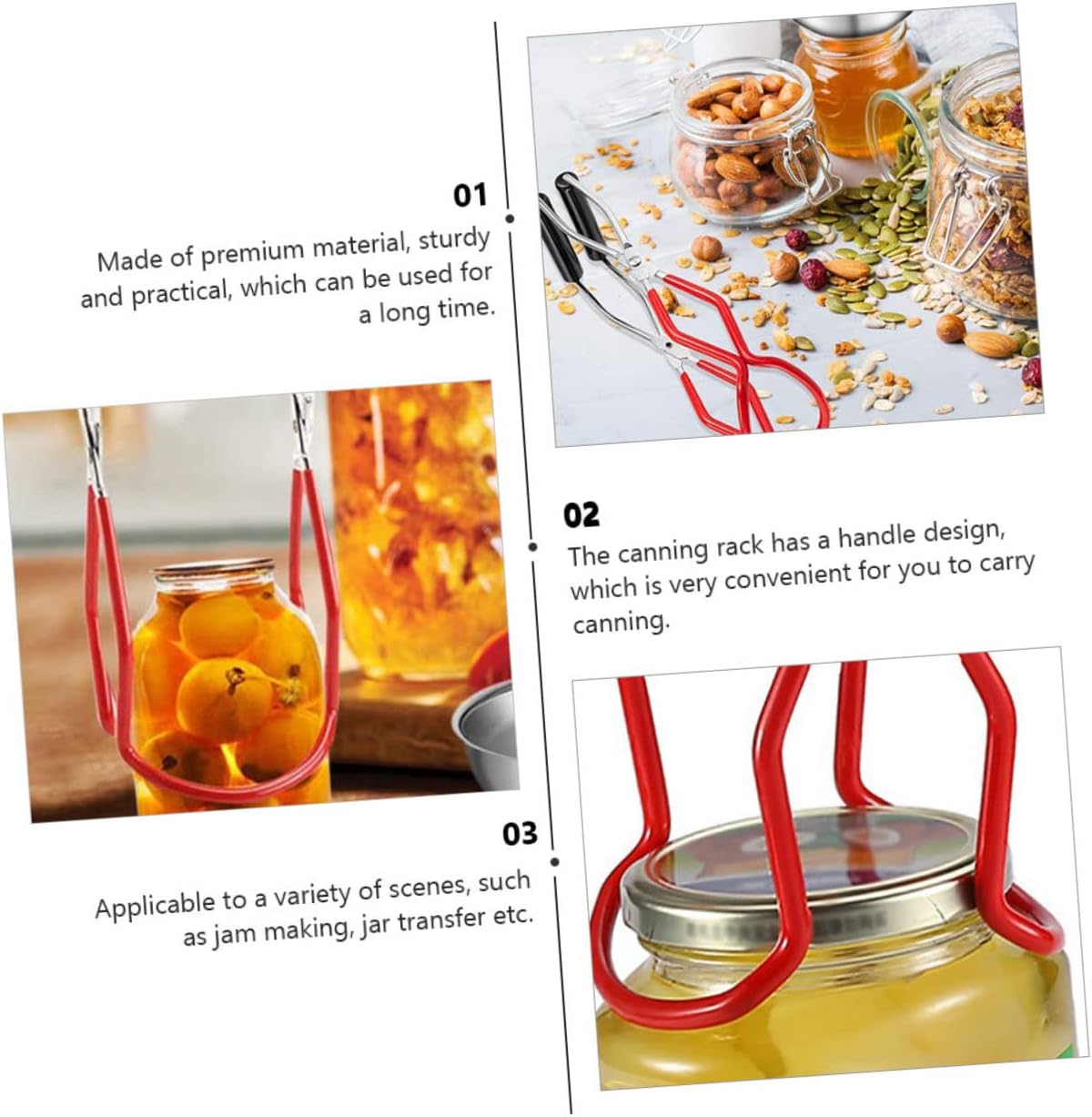 Portable Canning Storage Set with Rack, Bottle Holder, Tong, and Organizer for Kitchen Canning Essentials