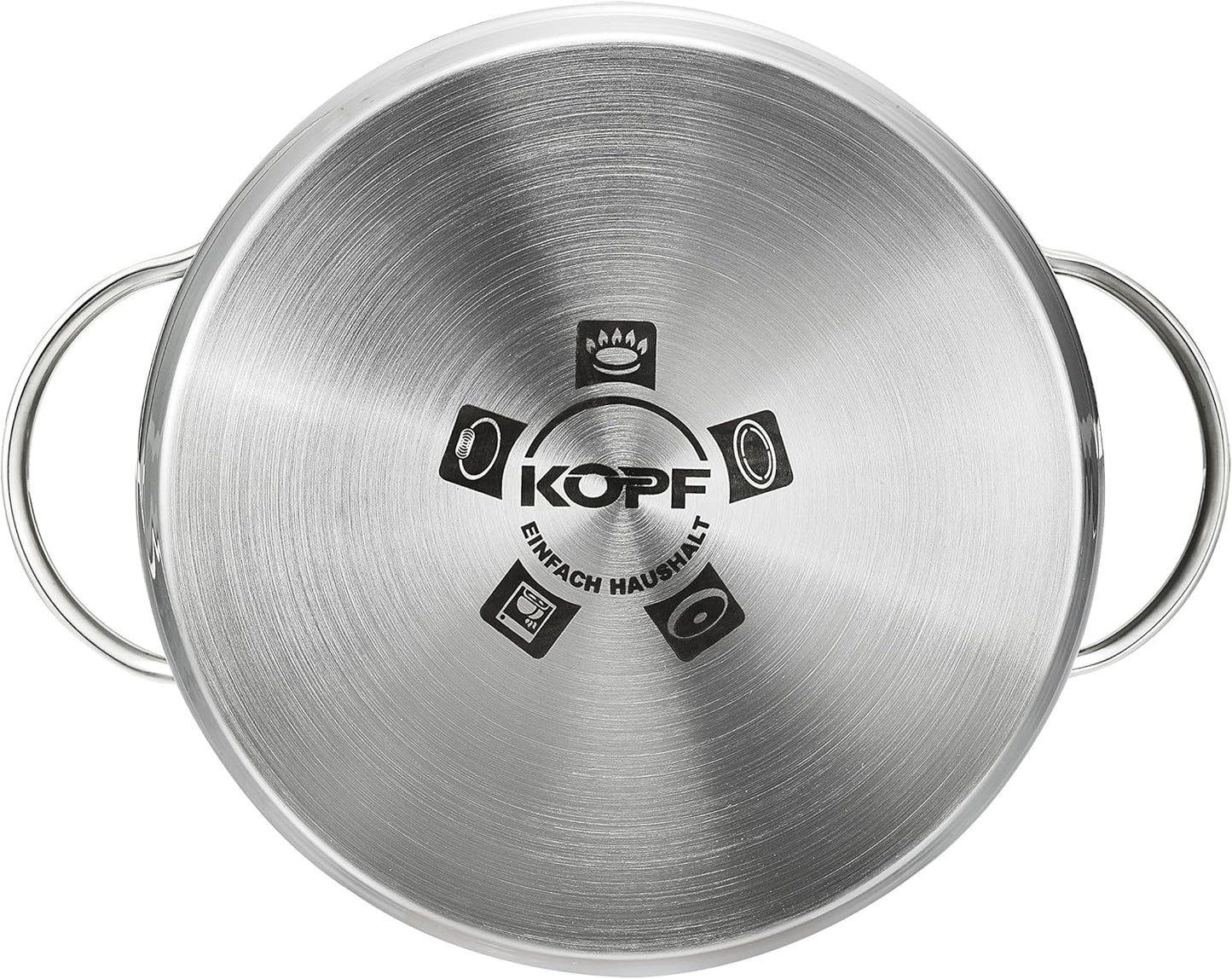 Premium 10-Piece Stainless Steel Saucepan Set with 5 Lids for Induction Cooktops