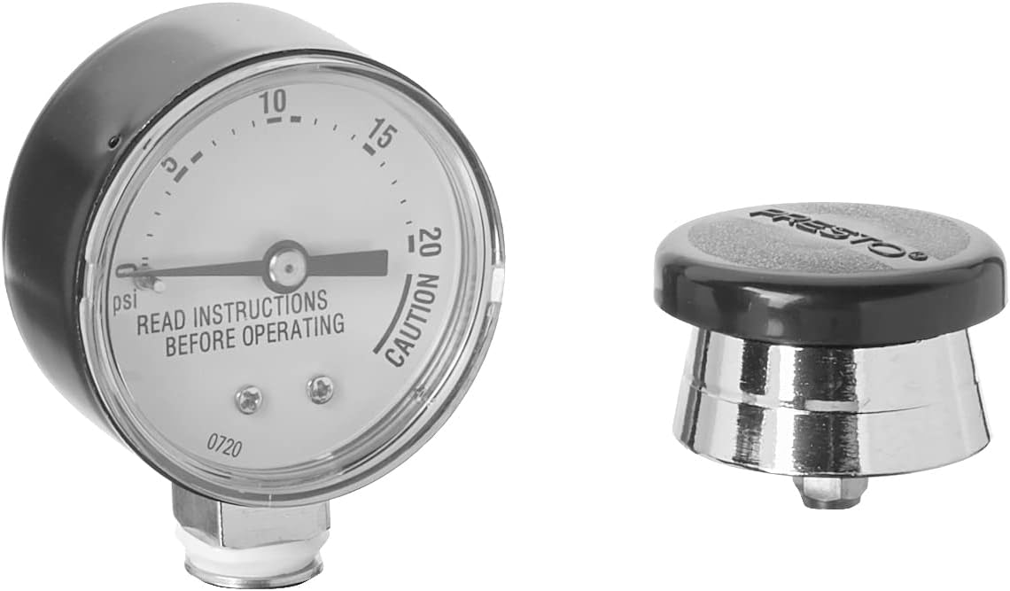 Presto 01784 Silver Aluminum Pressure Canner - 23-Quart, Induction Compatible