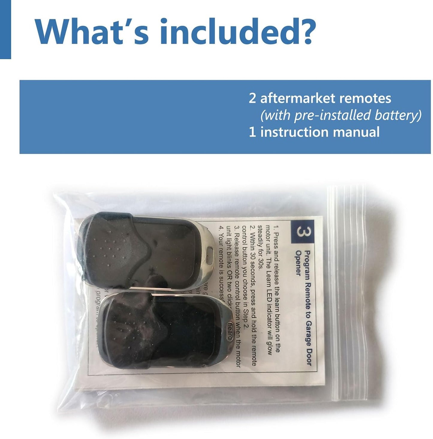 Purple and Red/Orange Keychain Garage Door Opener Remote for LiftMaster Chamberlain Craftsman - Solidremote 371LM 373LM 971LM 973LM with Learn Button