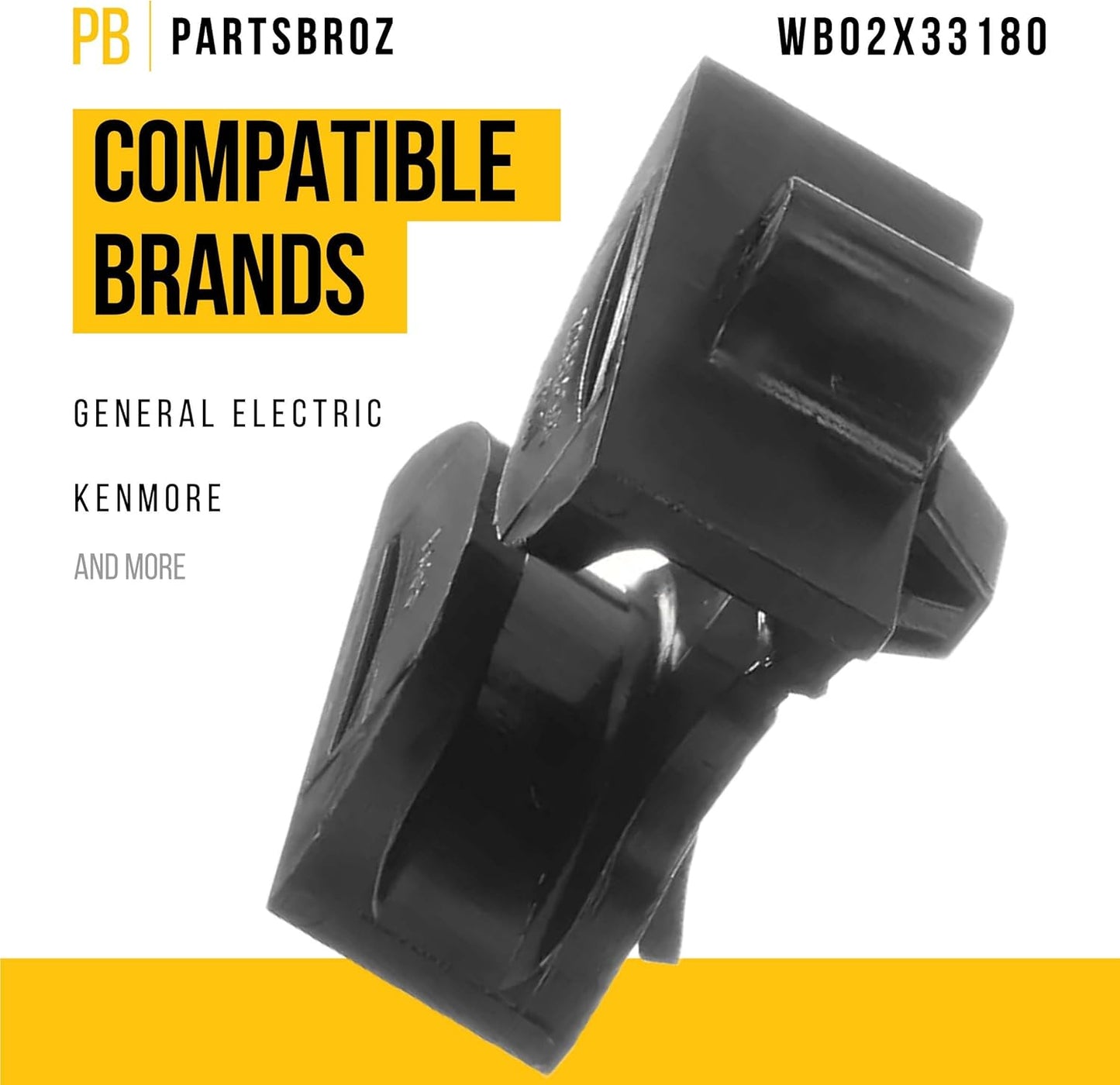 Rear Door Support Replacement for General Electric Kenmore Range - Fits WB02X33180 AP6874050 WB48T10030