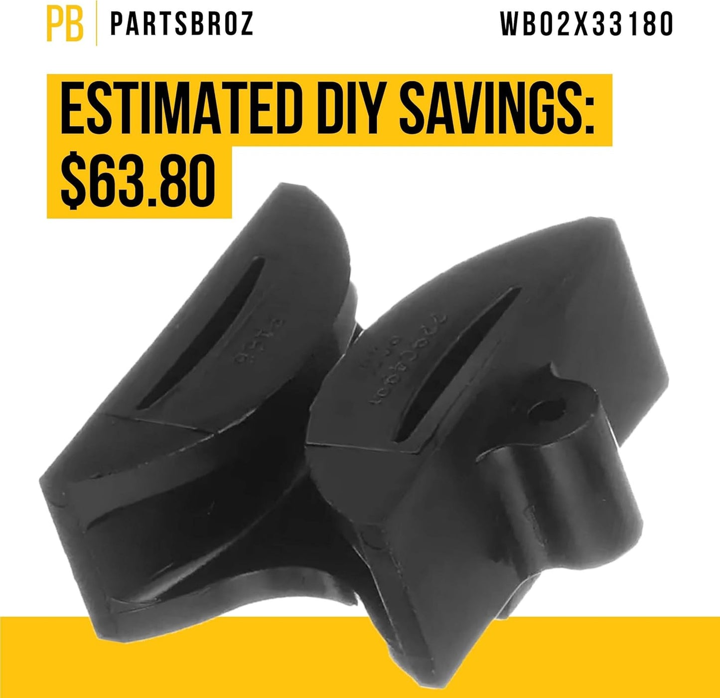 Rear Door Support Replacement for General Electric Kenmore Range - Fits WB02X33180 AP6874050 WB48T10030