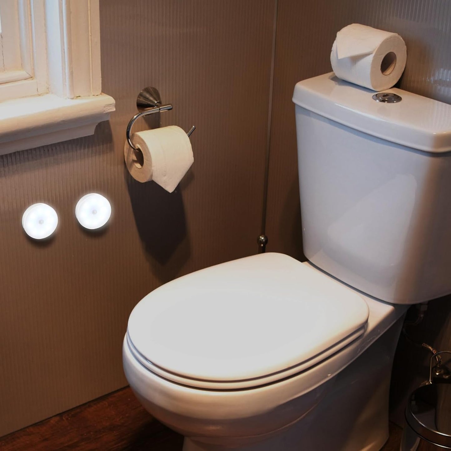 Rechargeable Magnetic Cruise Ship Motion Sensor Night Light with USB Cable - Warm White LED - Safe Cordless Lighting for Cabin Hallway & Bathroom