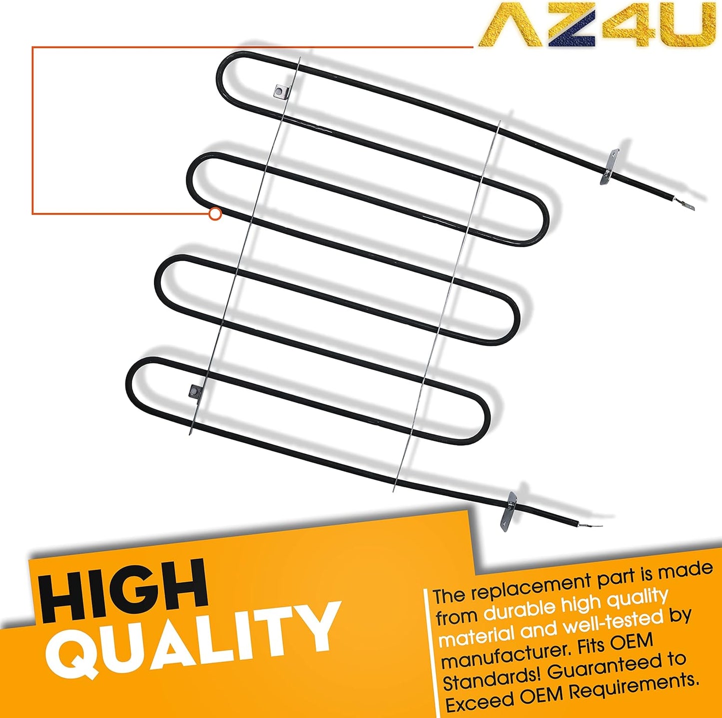 Replacement Bake Heating Element for Frigidaire, Kenmore, Crosley, Electrolux Ovens - AZ4U 316413800