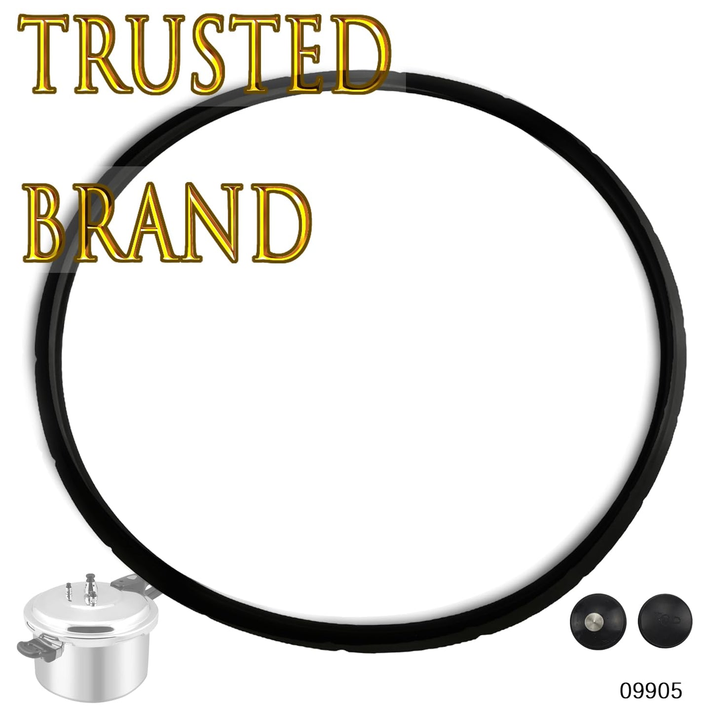 Replacement Gasket for Presto Pressure Canner Models 01710, 01740, 01750, 01770, 01780 - Sealing Ring #33130 for Model 411 and 418 - BKIFU 09905