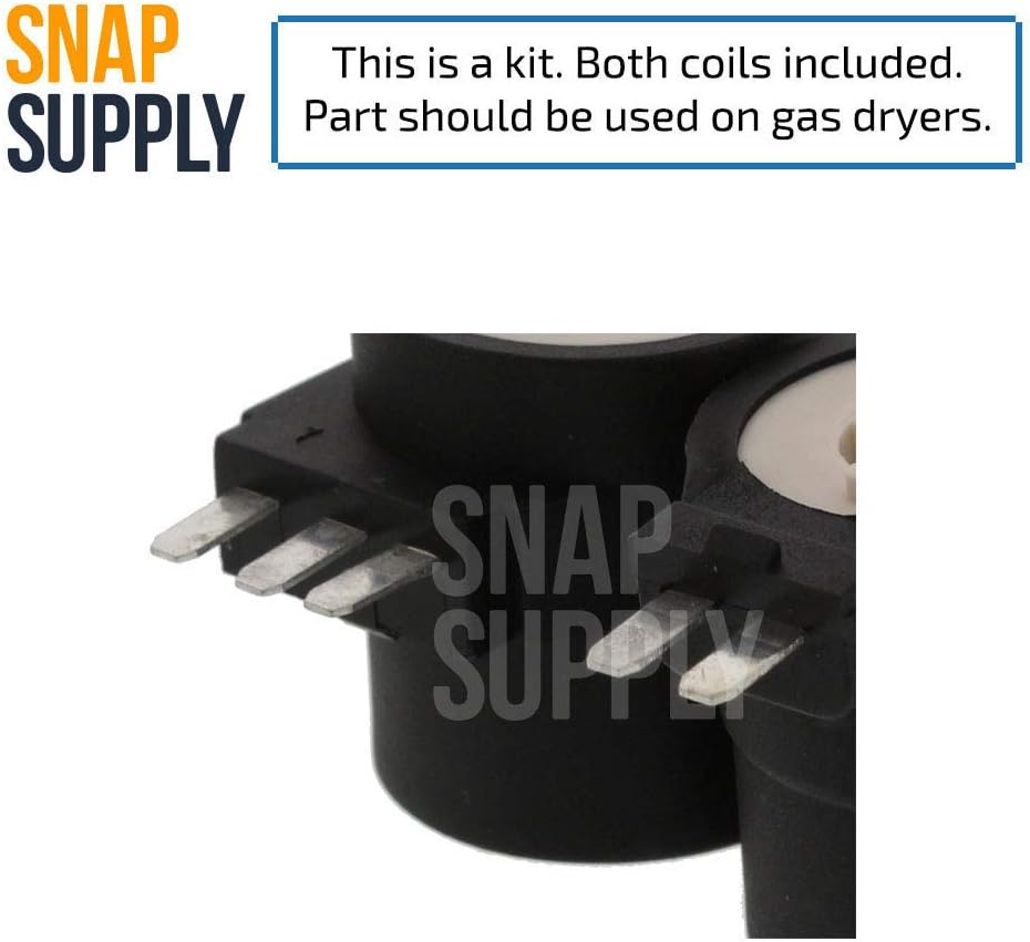 Replacement PRYSM Dryer Igniter and Gas Valve Coil Kit - Compatible with WE4X739KIT